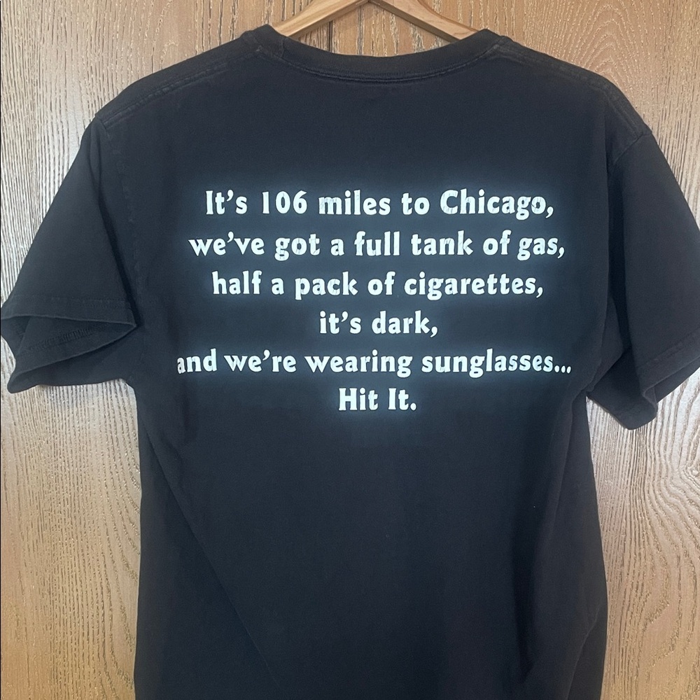 Blues Brothers - Black Graphic T-Shirt - Picture 2 of 3